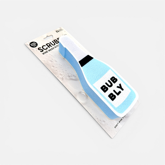 Scrubbly™ Wine Sponge – Blue Bubbly