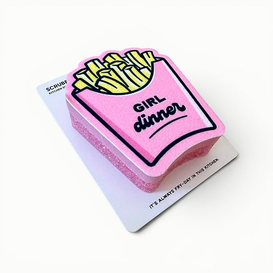 Girl Dinner French Fries Scrubbly™ Sponge