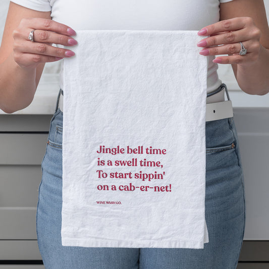 Tipsy Towel™ - Jingle Bell Time