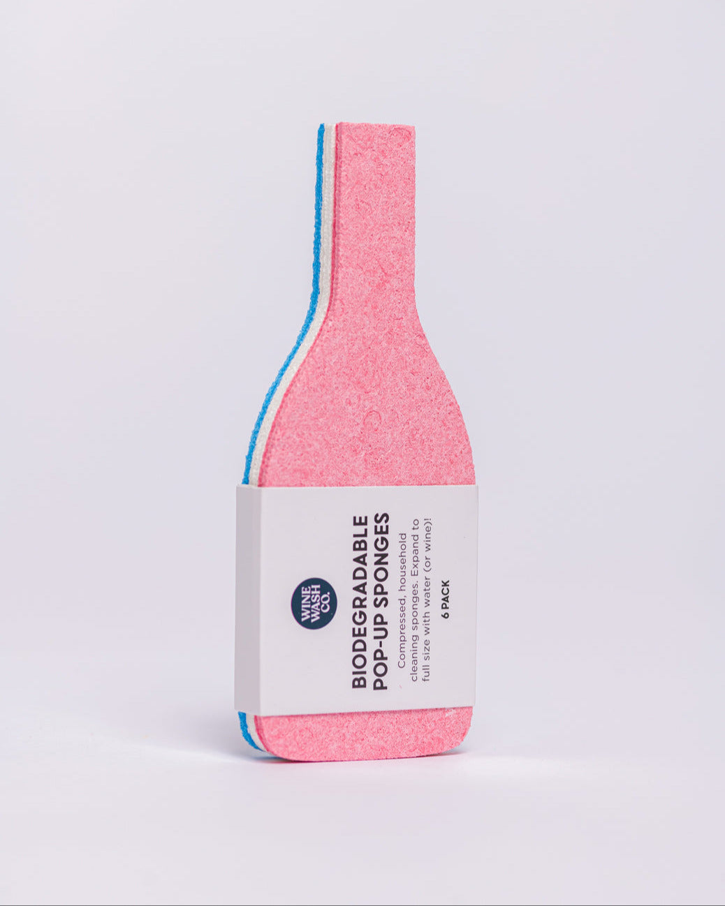 Biodegradable Pop-Up Sponge 6 Pack - Red/White/Blue