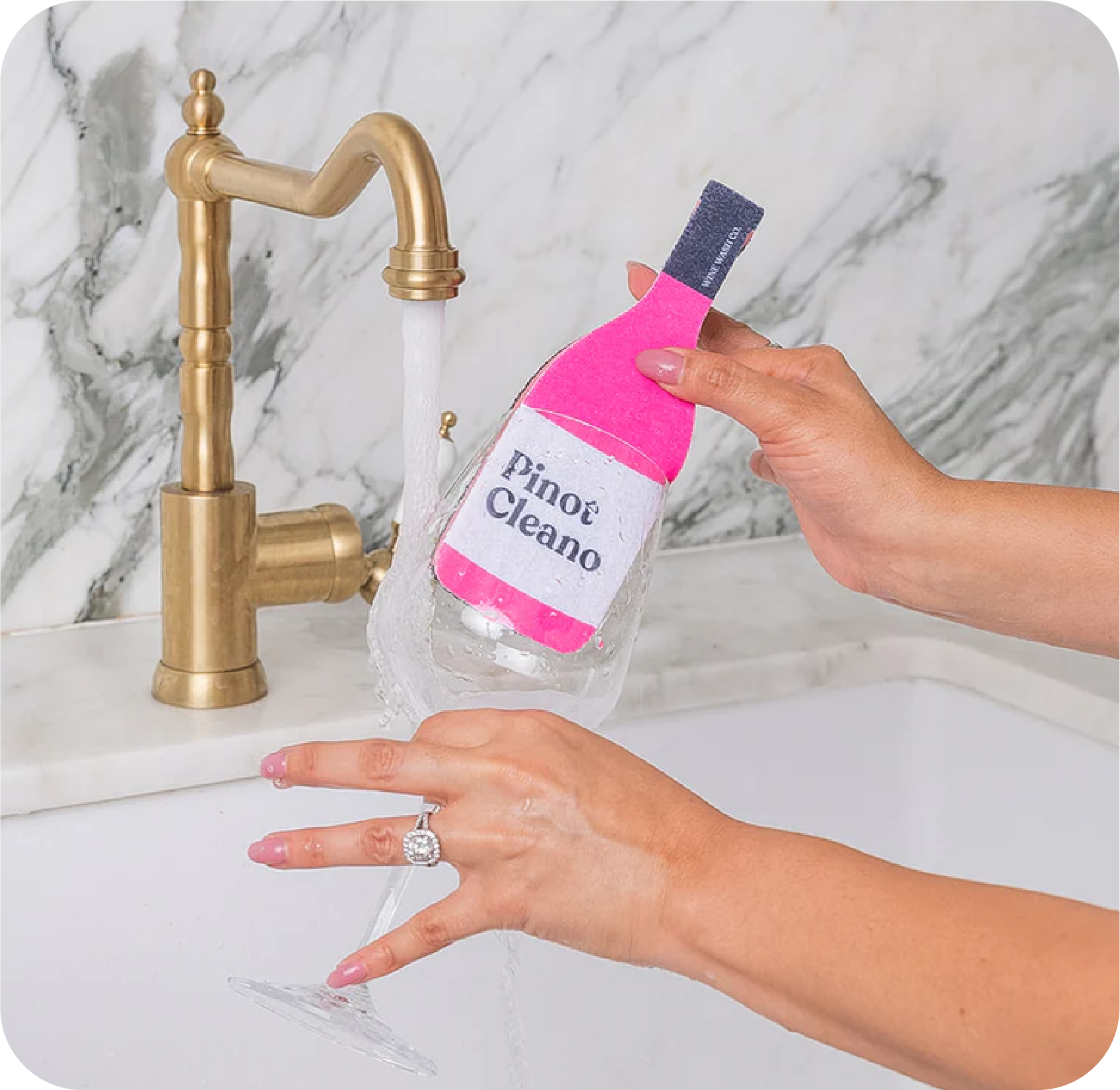 Wine Wash Co. Scrubbly Sponge - Thumbnail 4