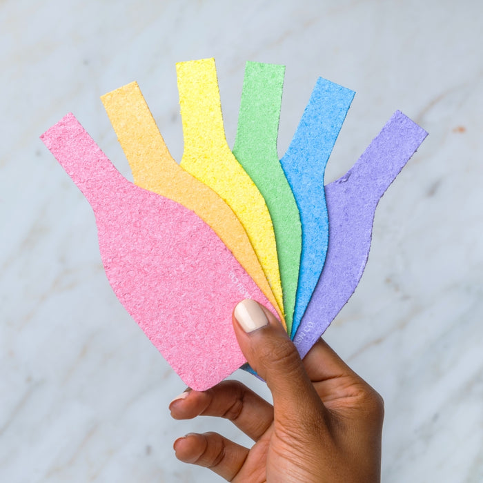 Biodegradable Pop-Up Sponge 6 Pack - Rainbow