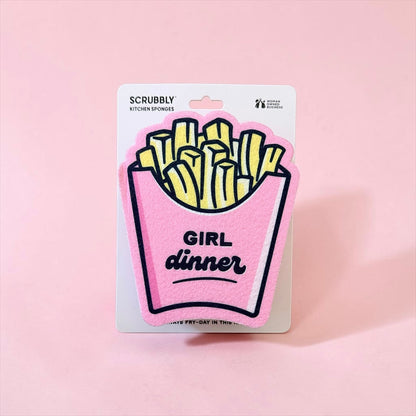 Girl Dinner French Fries Scrubbly™ Sponge