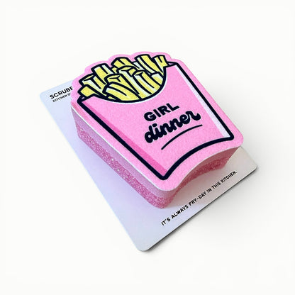 Girl Dinner French Fries Scrubbly™ Sponge