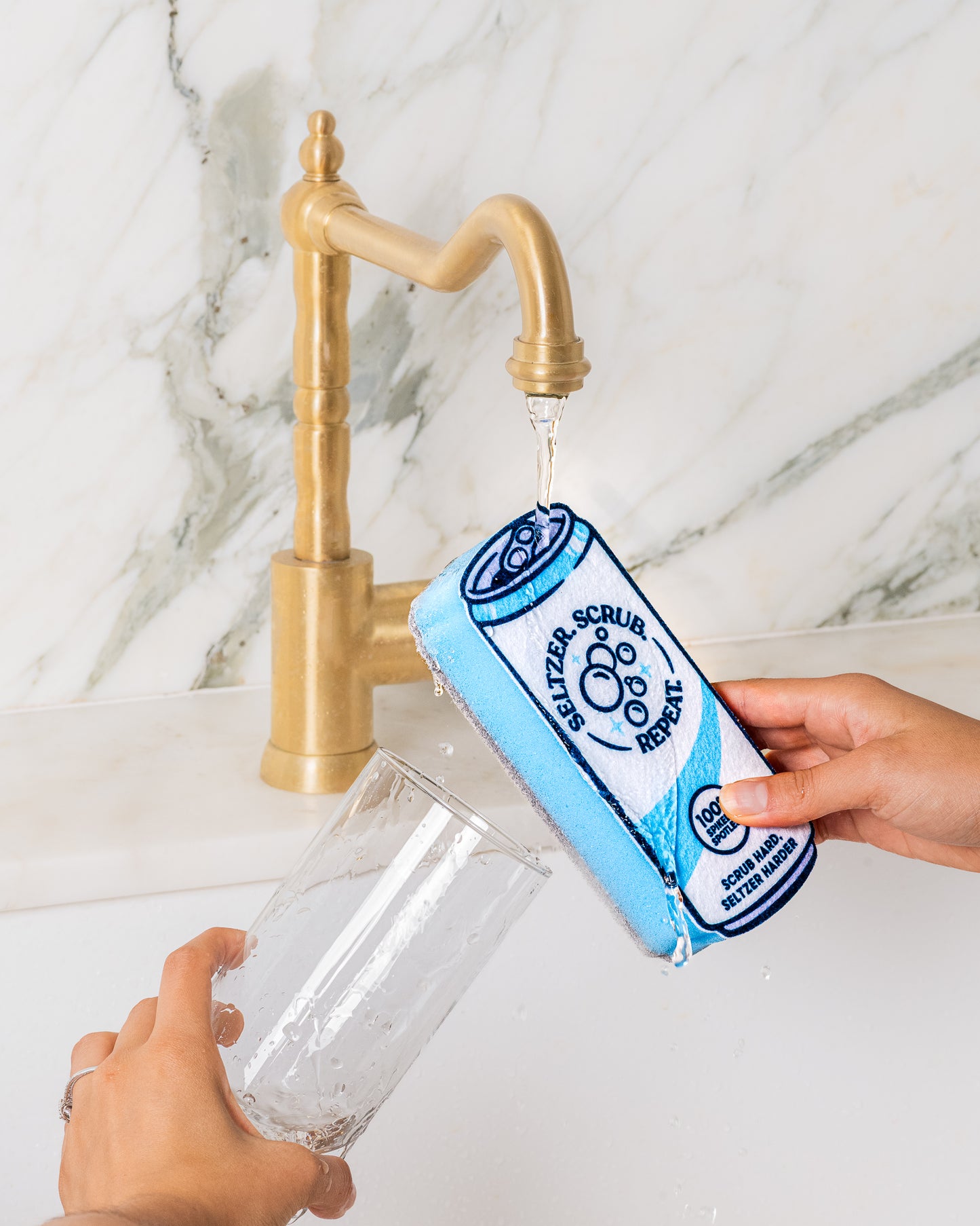 Seltzer Scrubbly - Blue