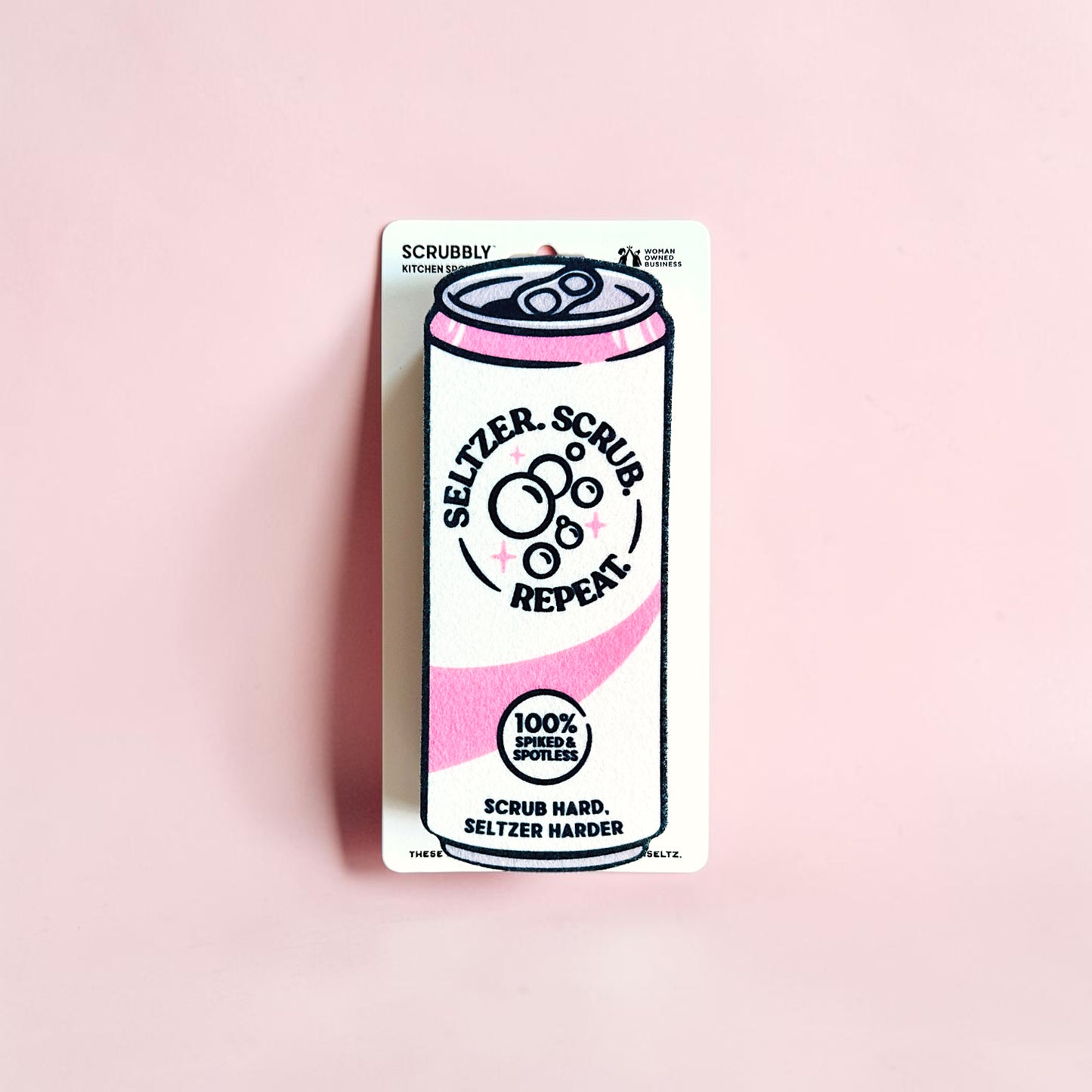 Seltzer Scrubbly - Pink