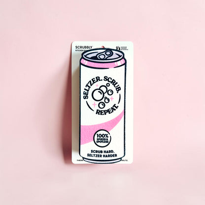 Seltzer Scrubbly - Pink