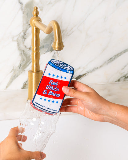Beer Scrubbly - Patriotic Red