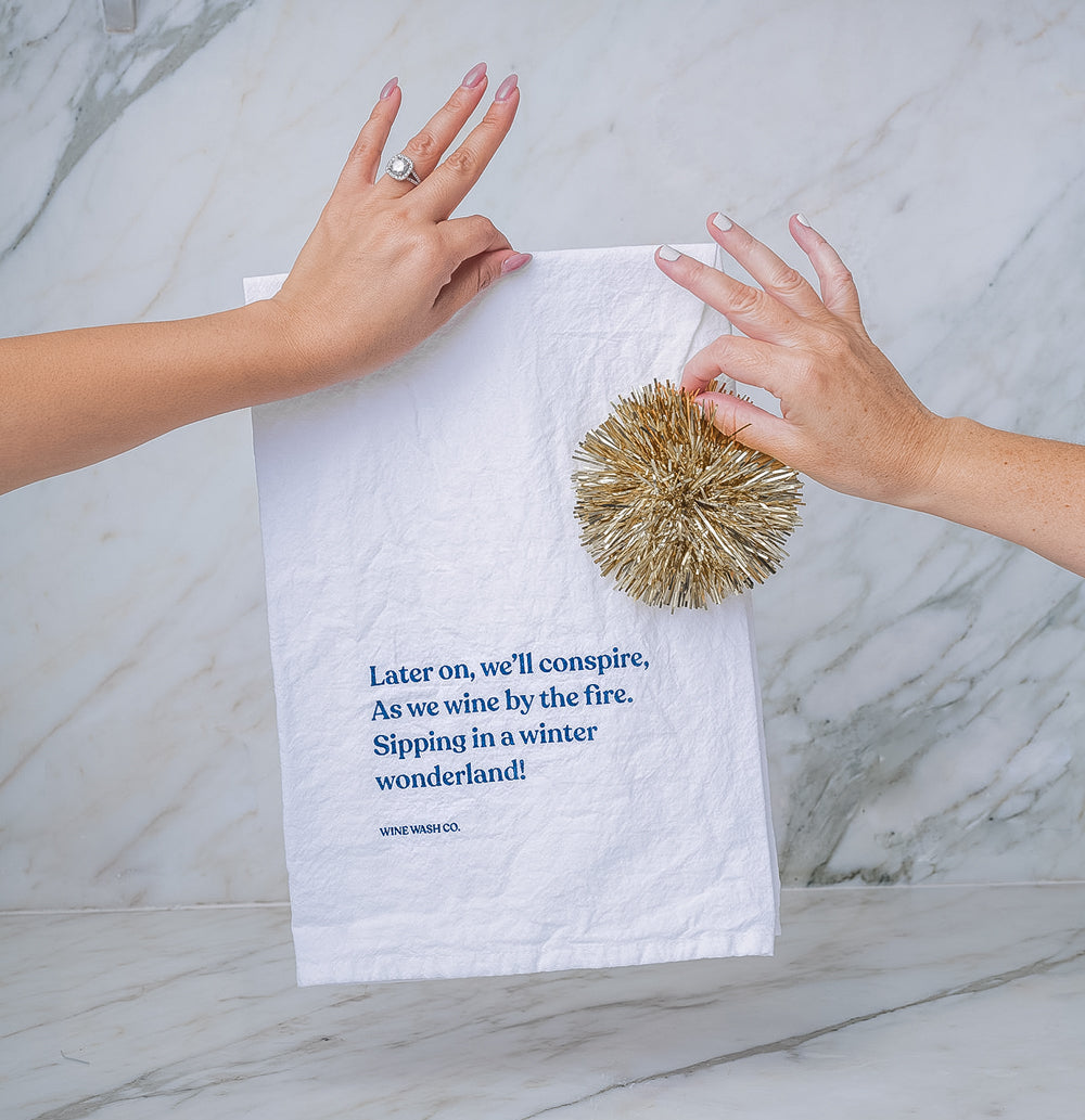 We Whisk You a Merry Christmas Kitchen Holiday Towel – Davanzo