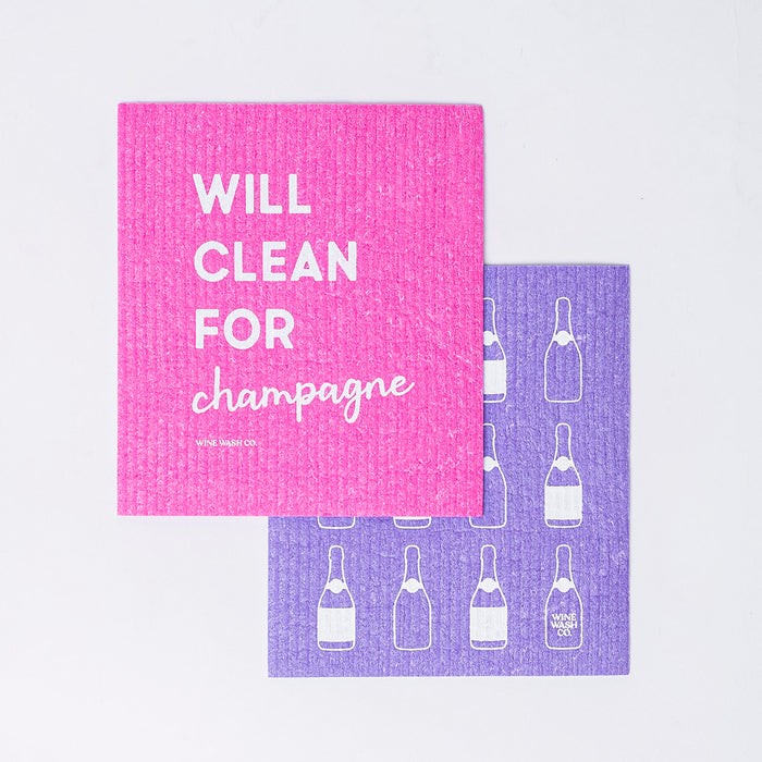 Biodegradable Dish Cloths – Champagne Set