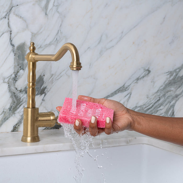 Biodegradable Pop-Up Sponge - Pink/Orange