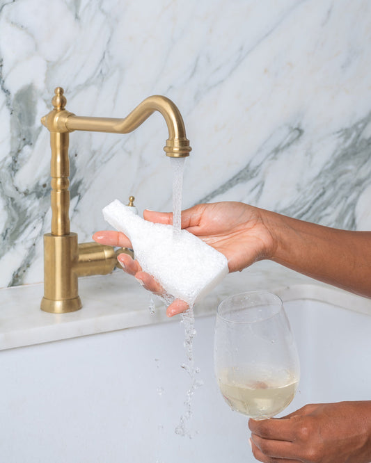 Biodegradable Pop-Up Sponge 6 Pack - White