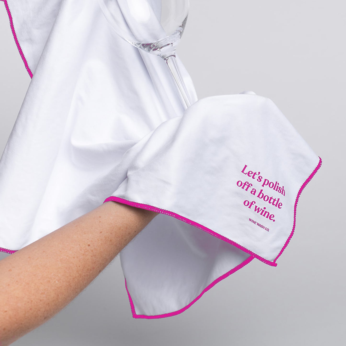 Microfiber Polishing Cloth - Pink