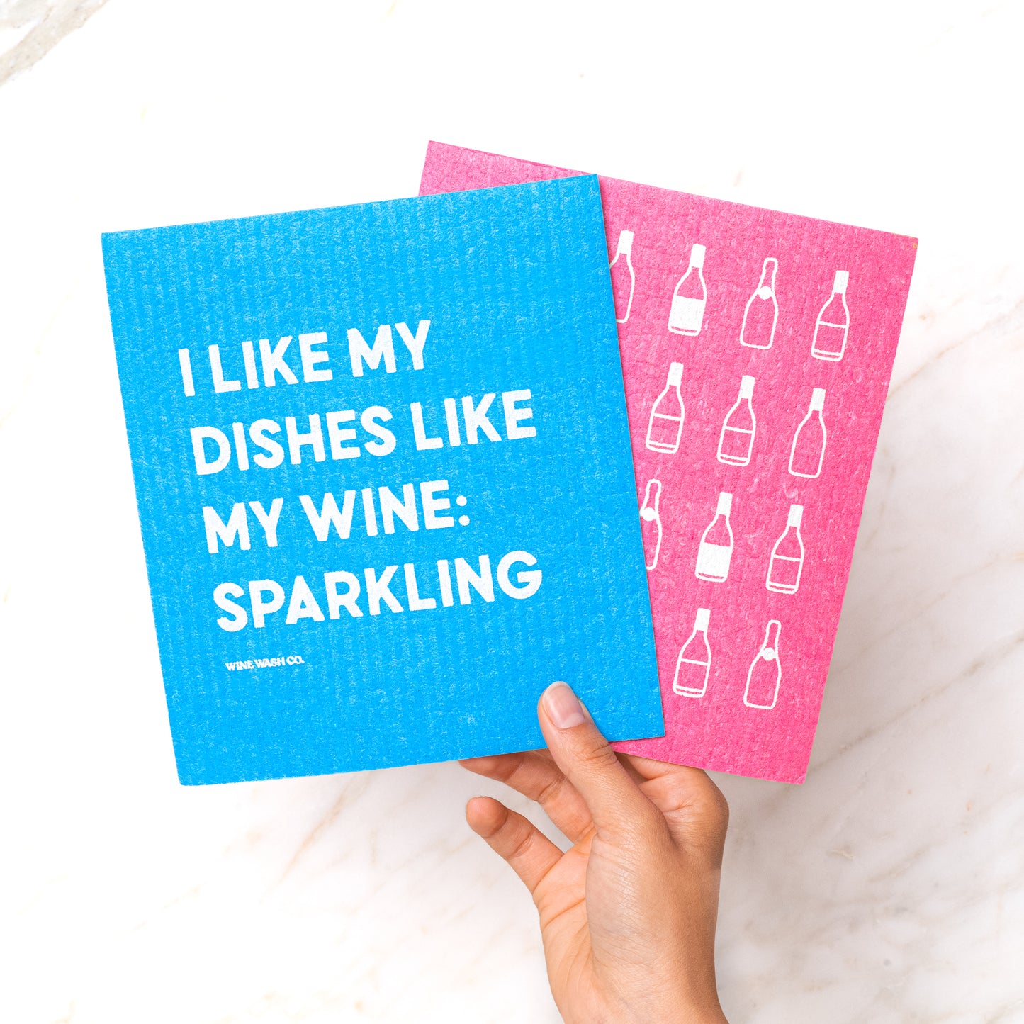 sparkling wine dish cloths