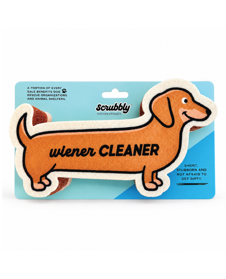Scrubbly Sponge - Wiener Cleaner Dachshund