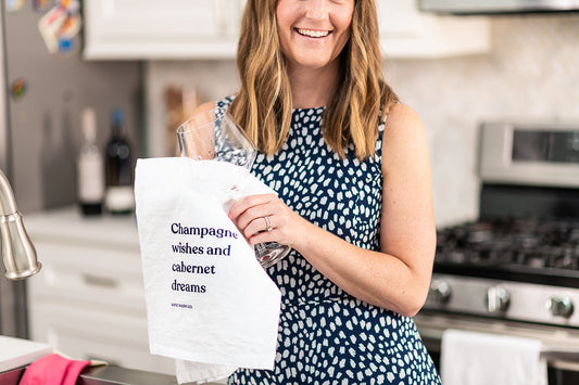 Tipsy Towel™ - Champagne Wishes